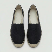 Men's Slip-On Linen Espadrilles Shoes Lifestyle