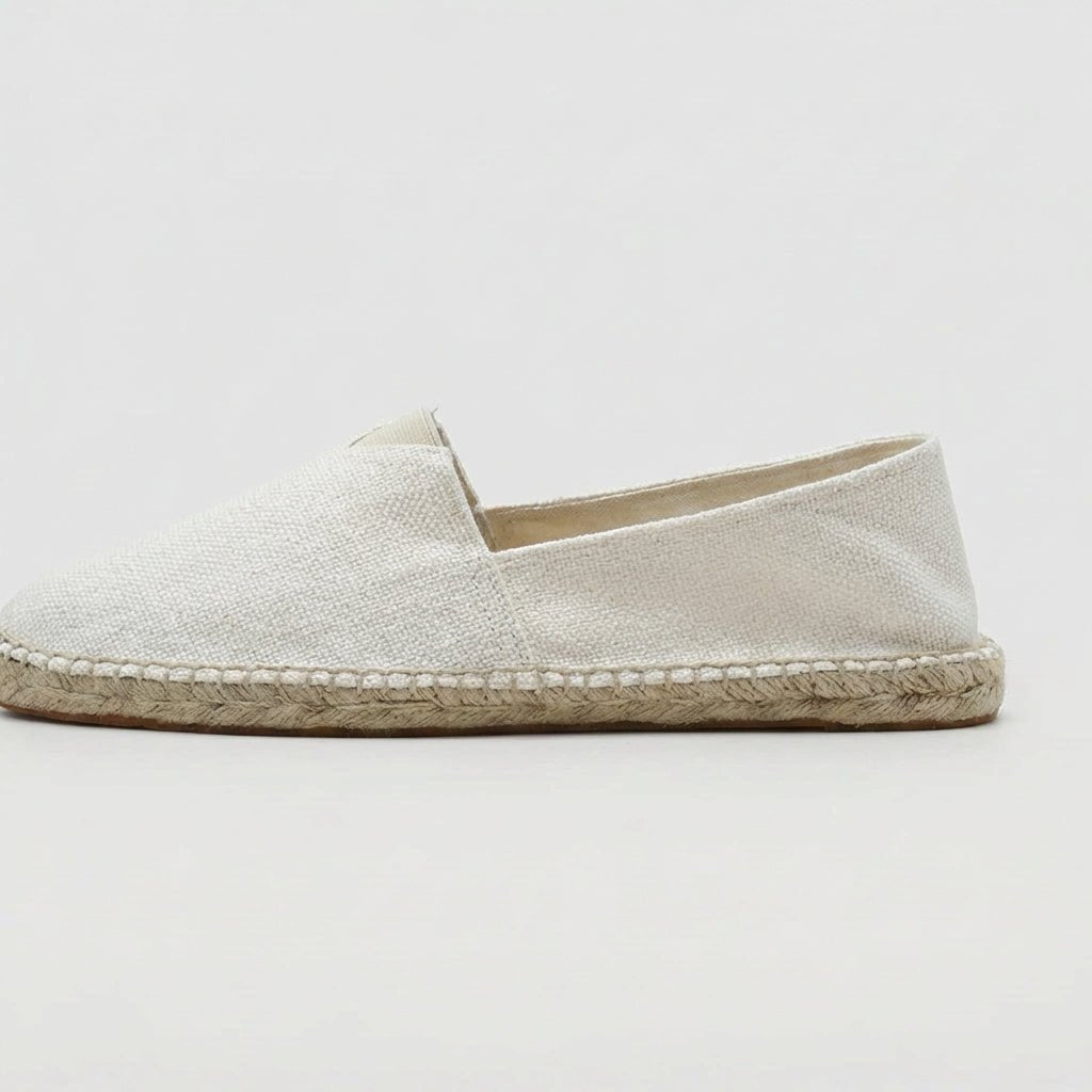 Men's Slip-On Linen Espadrilles Shoes View 11