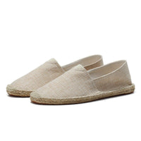Men's Slip-On Linen Espadrilles Shoes View 12