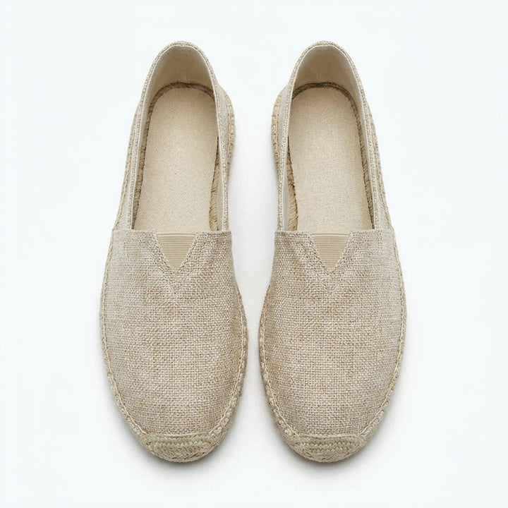 Men's Slip-On Linen Espadrilles Shoes View 13