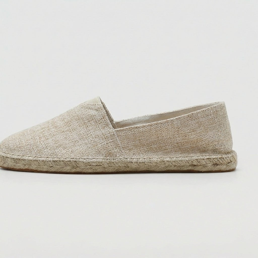 Men's Slip-On Linen Espadrilles Shoes View 14