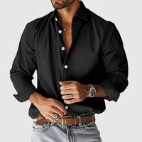 Men's Smart Stylish Open Placket Shirt | Wrinkle Free Angle