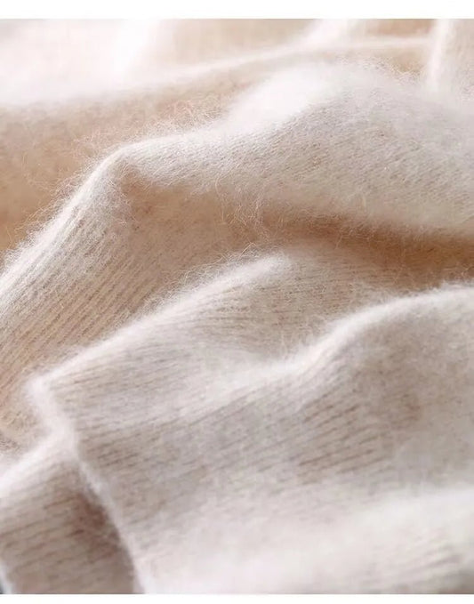 Men's Soft Knit Fuzzy Top Front