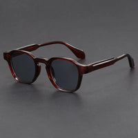 Men's Square Frame Retro Shades | UV Protection Angle