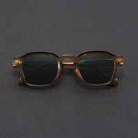 Men's Square Frame Retro Shades | UV Protection Front
