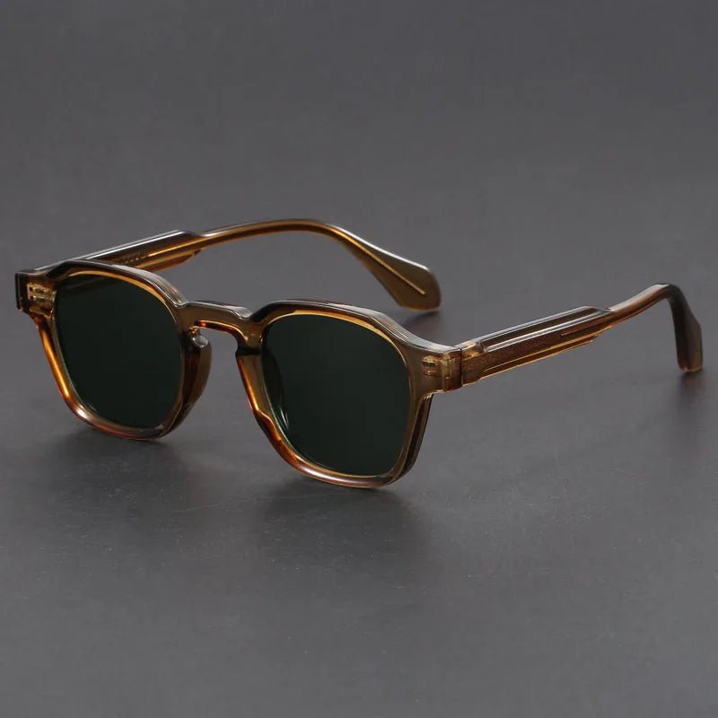 Men's Square Frame Retro Shades | UV Protection Hero