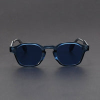 Men's Square Frame Retro Shades | UV Protection View 11