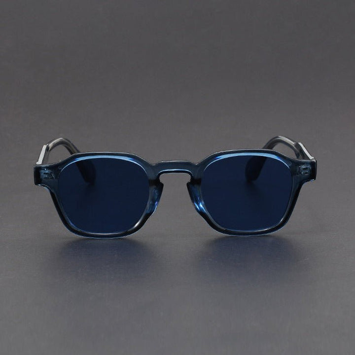 Men's Square Frame Retro Shades | UV Protection View 11