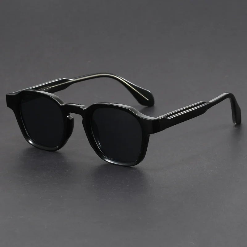 Men's Square Frame Retro Shades | UV Protection View 12