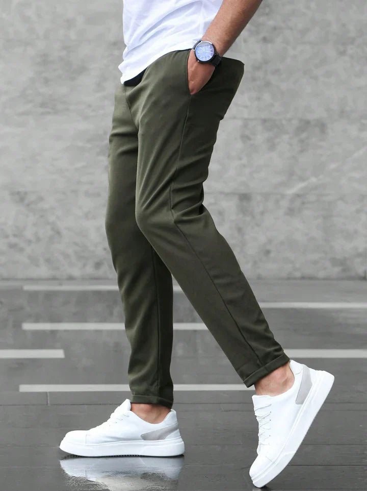 Men's Stretch Cotton Drawstring Pants View 13