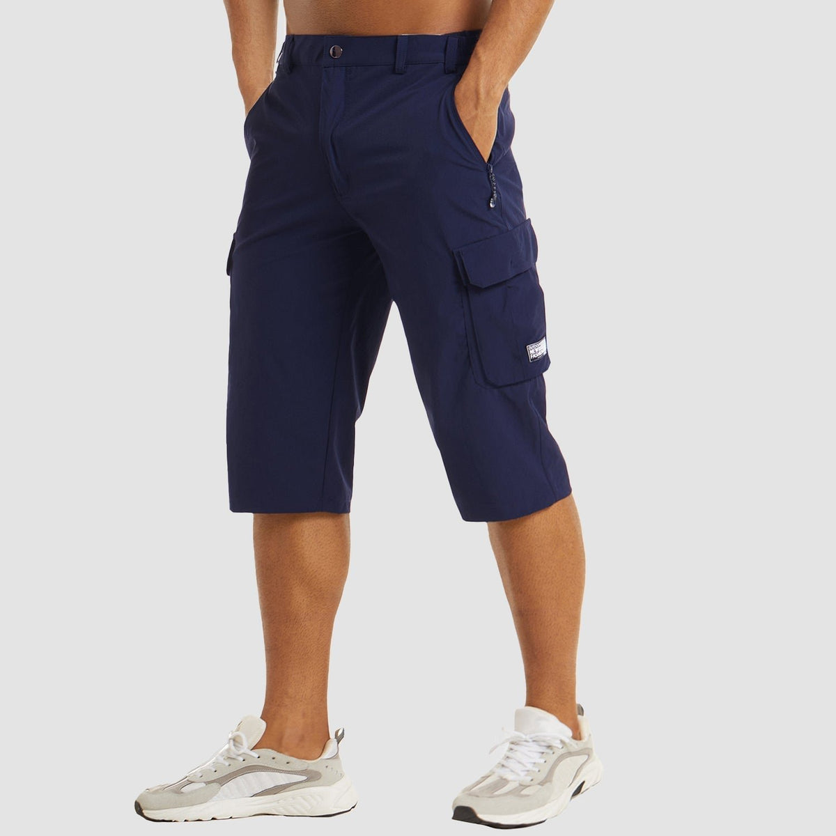 Men's Stretch Fit Cargo Shorts | Side Pocket Utility Full