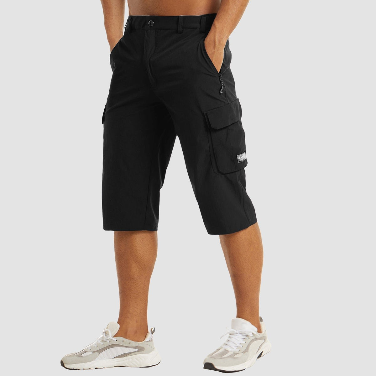 Men's Stretch Fit Cargo Shorts | Side Pocket Utility Side