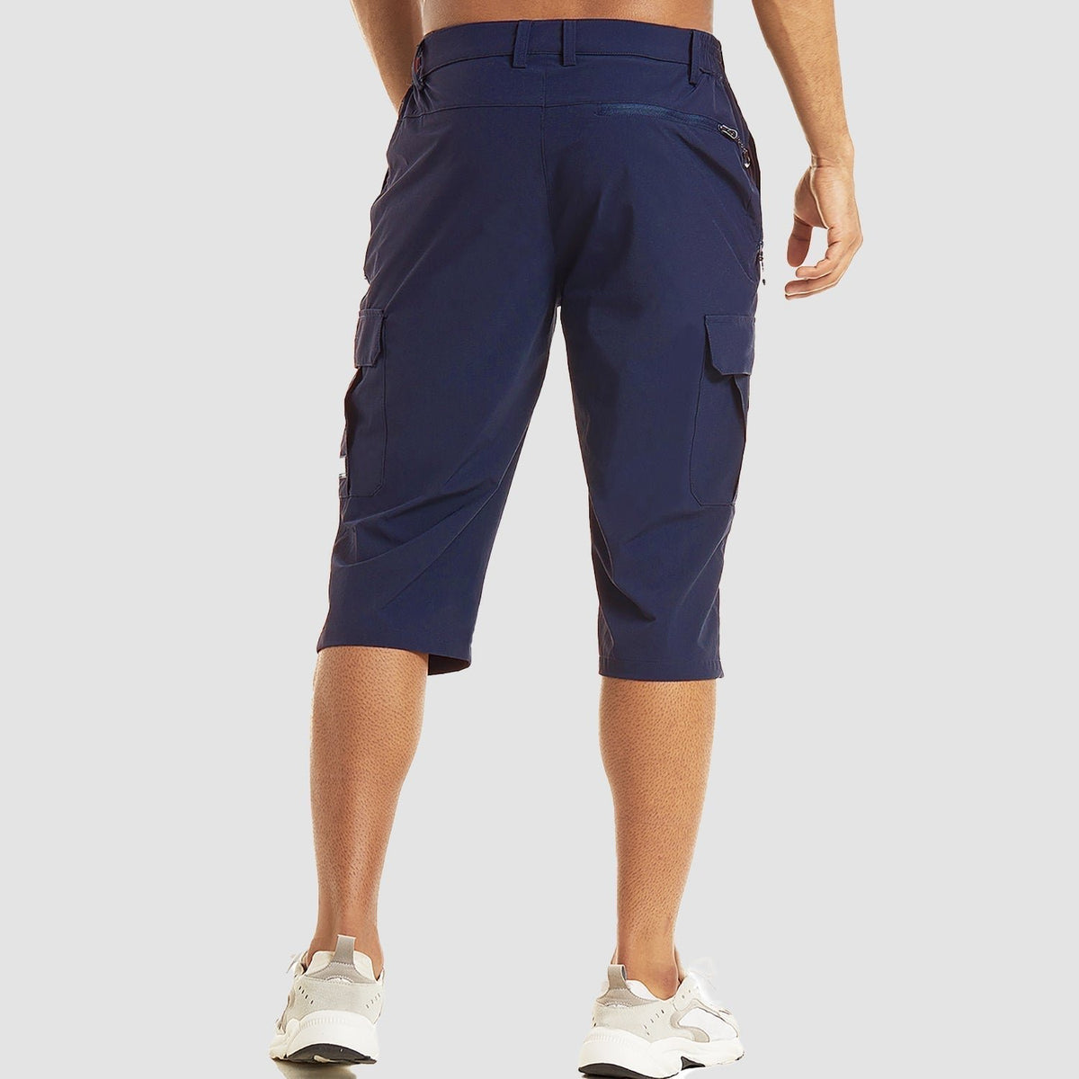 Men's Stretch Fit Cargo Shorts | Side Pocket Utility View 12