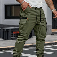 Men's Stretch Jogger Cargo Pants Detail