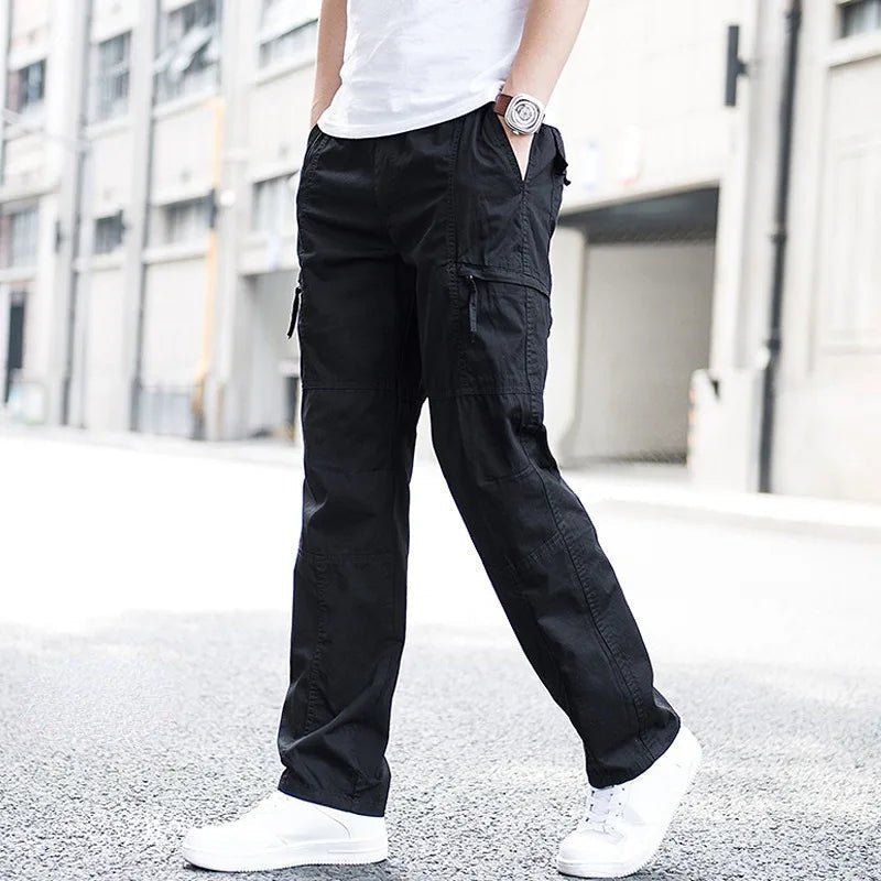 Men's Stretch Organic Cotton Cargo Pants Angle
