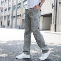 Men's Stretch Organic Cotton Cargo Pants Back