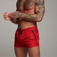 Men's Stretch Quick-Dry Swim Trunks | Drawstring Waist Side