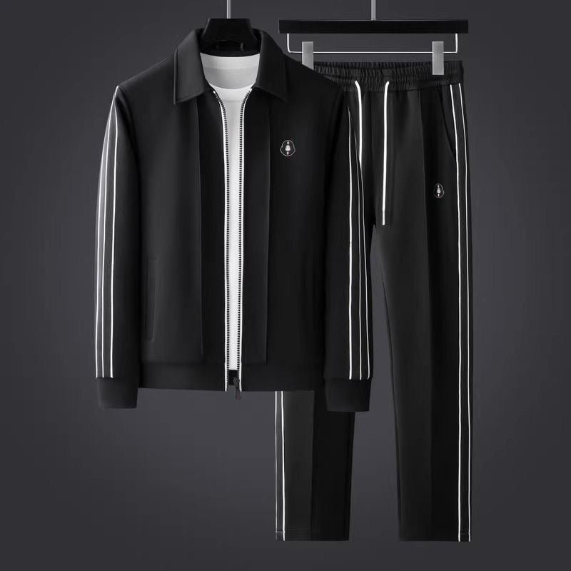 Men's Stripe Detail Tracksuit Set | Slim Fit Hero