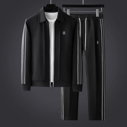 Men's Stripe Detail Tracksuit Set | Slim Fit Hero