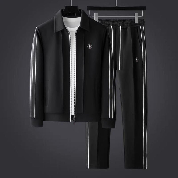 Men's Stripe Detail Tracksuit Set | Slim Fit Hero