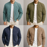 Men's Structured Suede Coats & Jackets Angle