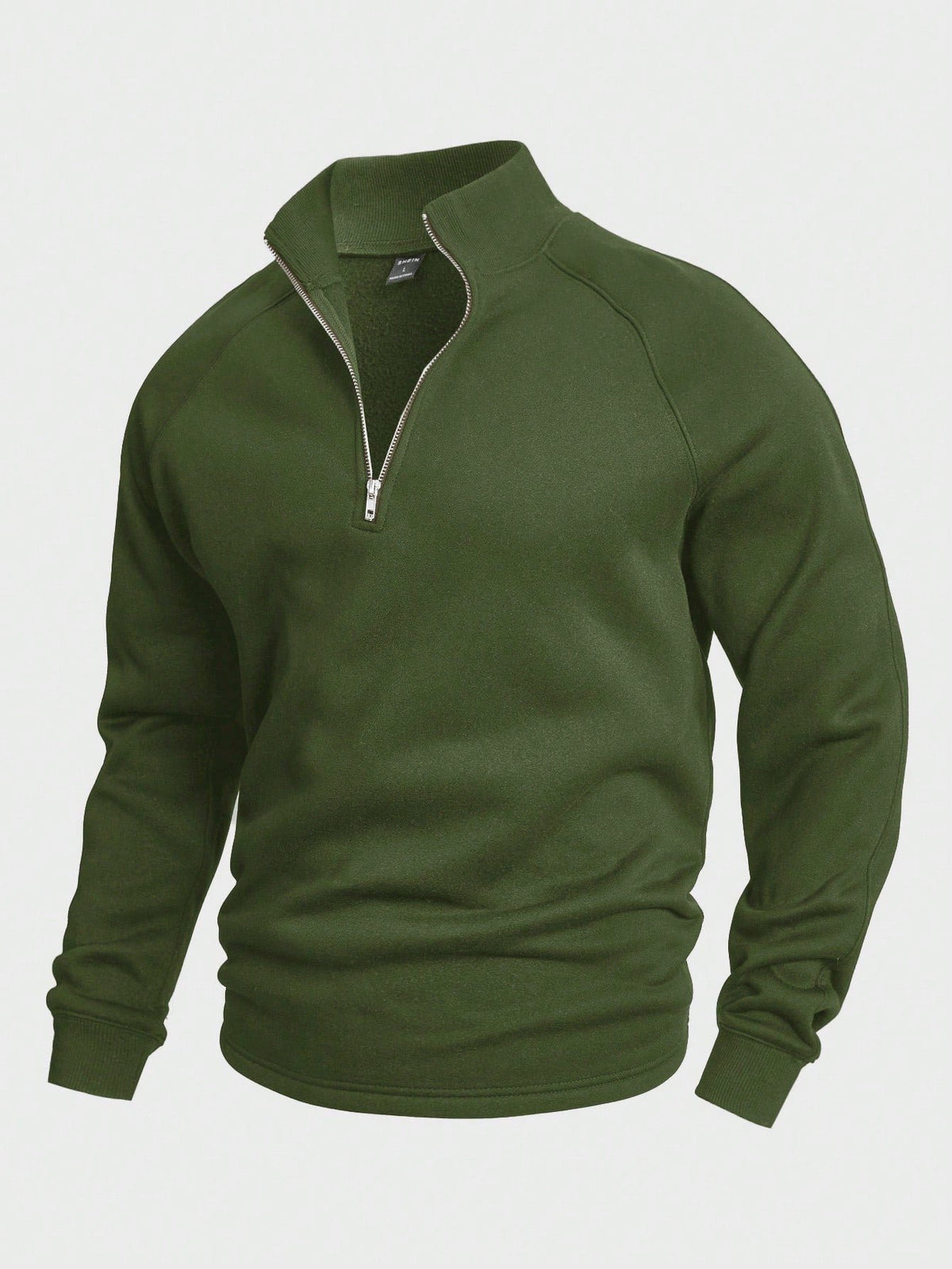 Men's Stylish Zip High Neck Sweater | Layering Knit Fit Detail