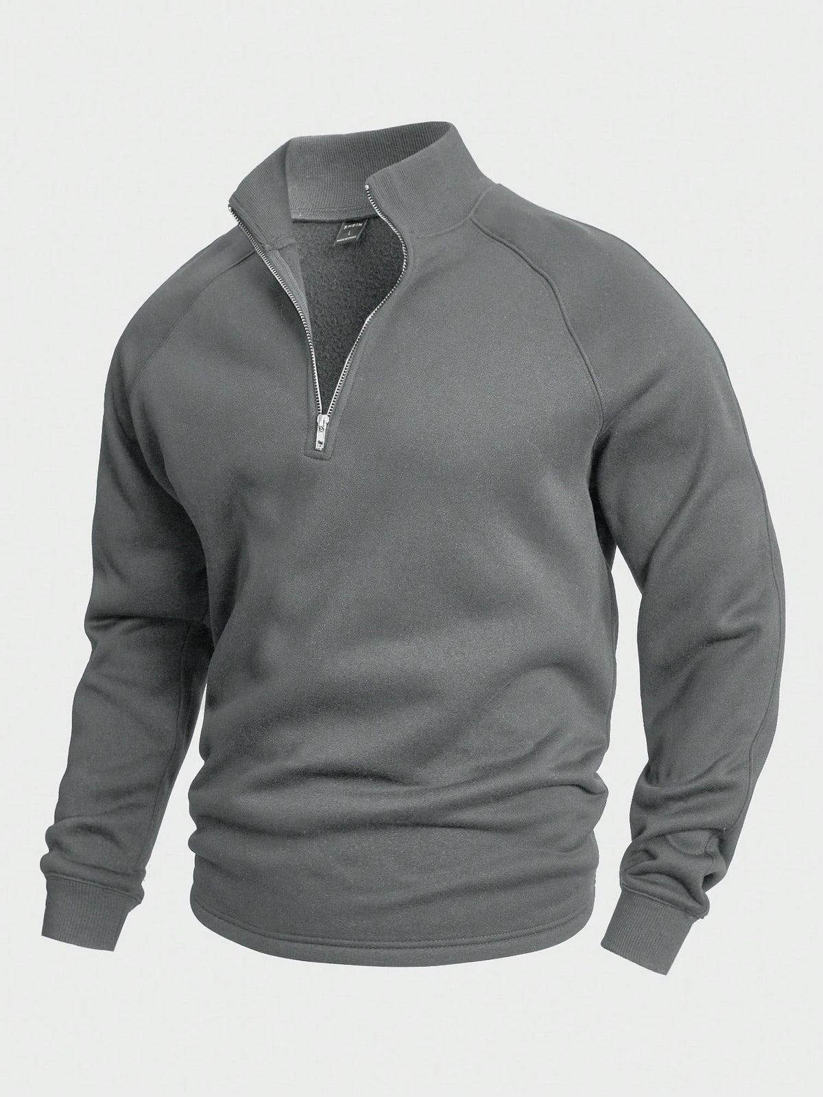Men's Stylish Zip High Neck Sweater | Layering Knit Fit Side