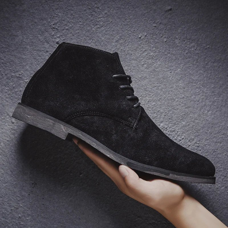 Men's Suede Chelsea Boots | Rugged Style Back