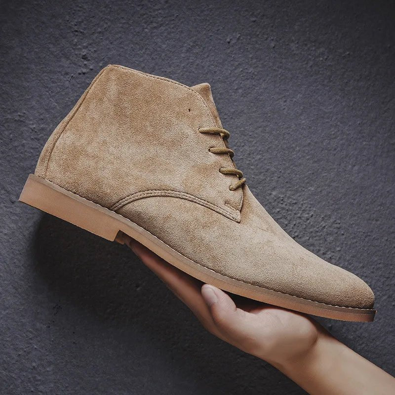 Men's Suede Chelsea Boots | Rugged Style Side