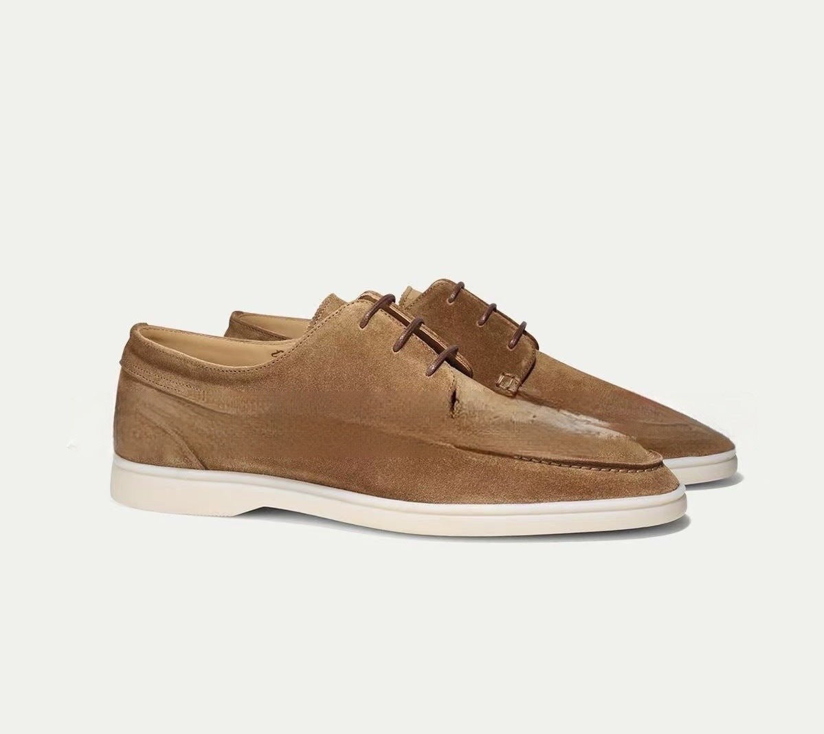 Men's Suede Classic Loafer Shoes Angle