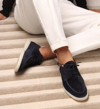 Men's Suede Classic Loafer Shoes Front