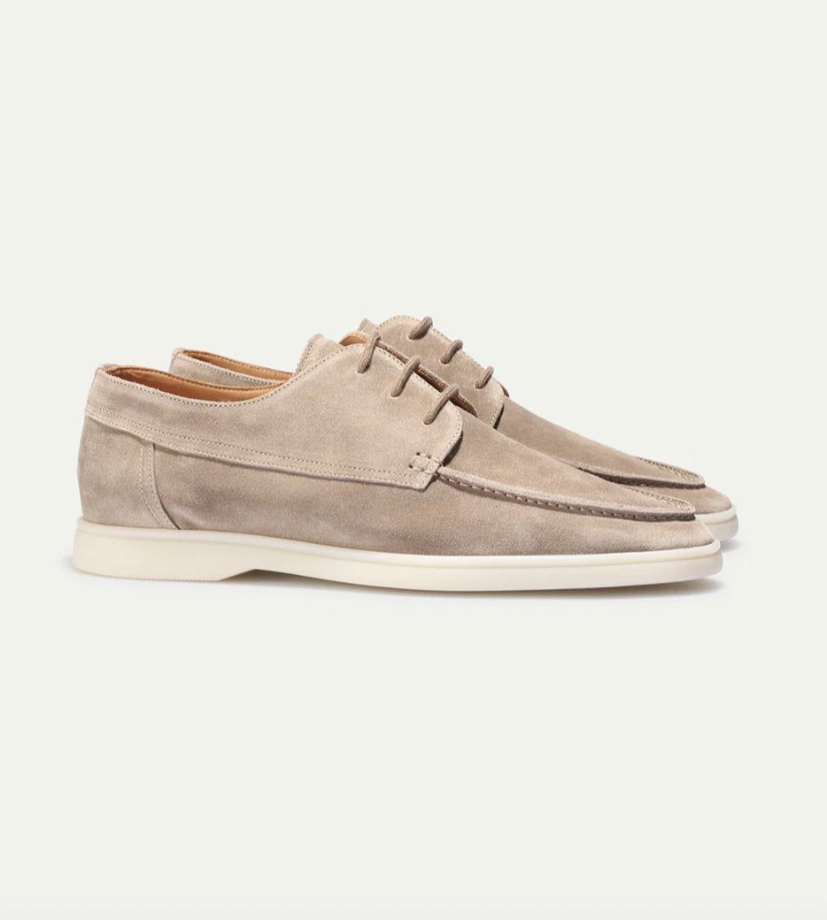 Men's Suede Classic Loafer Shoes Side