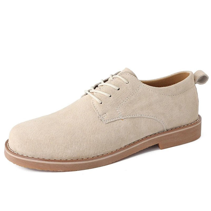 Men's Suede Oxfords | Crepe Sole Dress Shoe Side