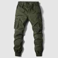 Men's Tactical Cargo Joggers Pants Close Up