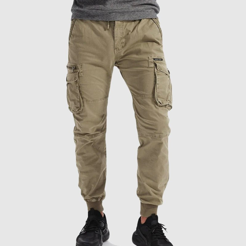 Men's Tactical Cargo Joggers Pants Front
