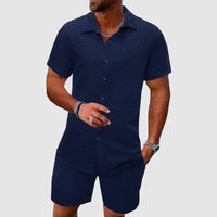 Men's Textured Oceanway Duo Set | Lightweight Detail