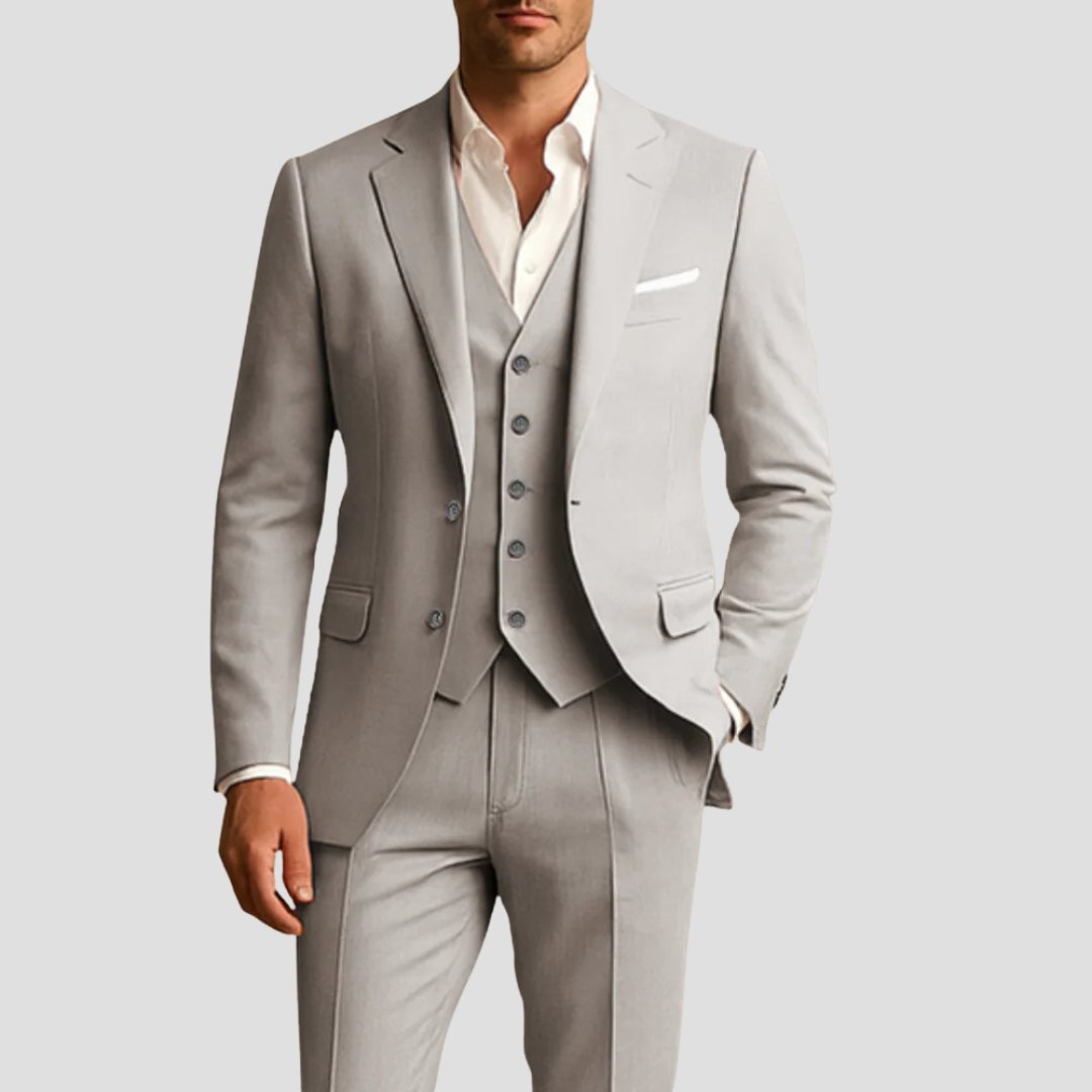 Men's Three-Piece Slim Fit Suit | Weddings Formal Events Lifestyle