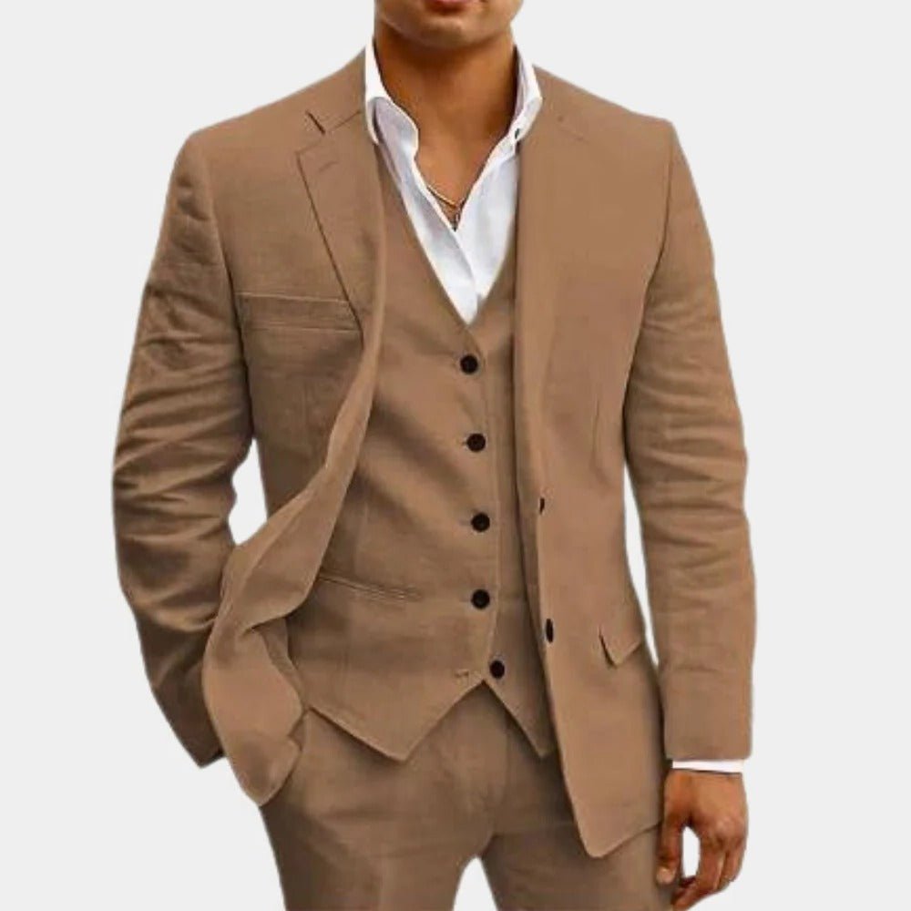 Men's Three-Piece Summer Suit | Formal Front