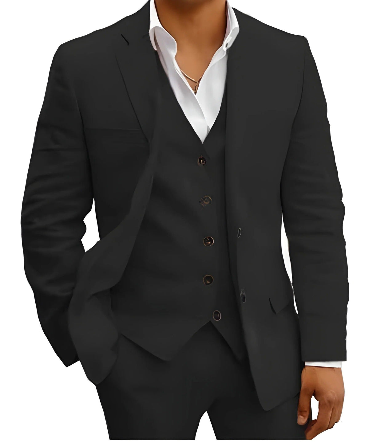 Men's Three-Piece Summer Suit | Formal View 11