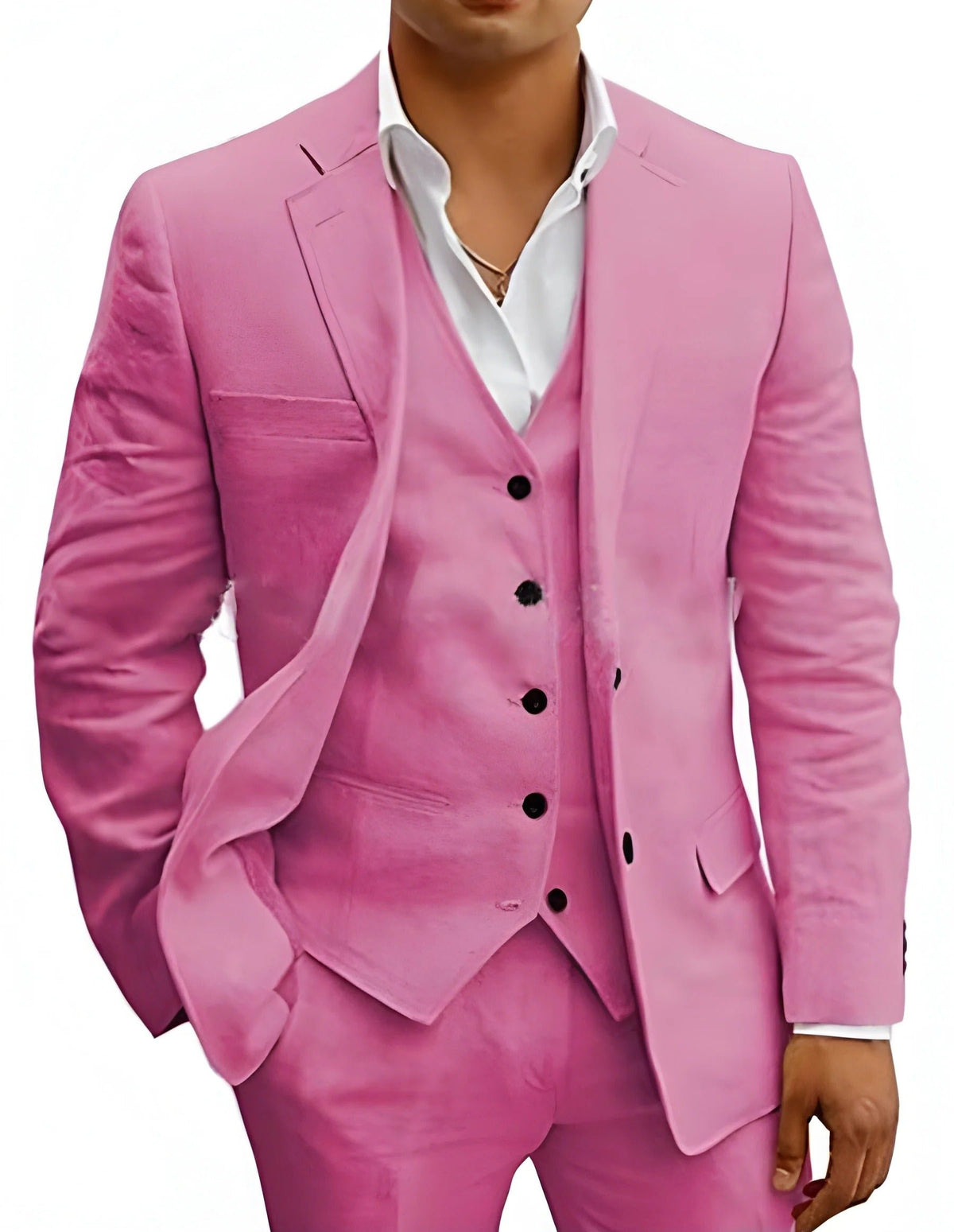 Men's Three-Piece Summer Suit | Formal View 14