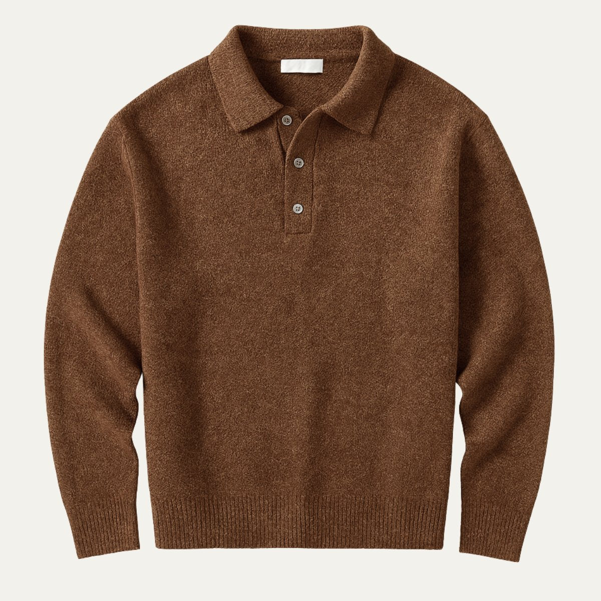 Men's Trendy Soft Knit Polo Sweater | Polo Collar Hero