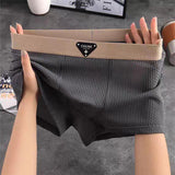 Men's Waffle Knit Cotton Boxer Loungewear