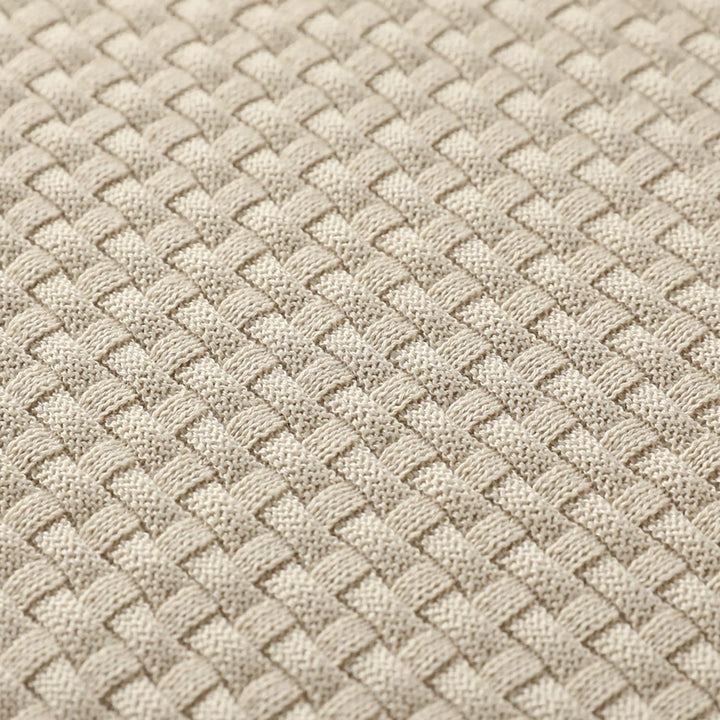 Men's Waffle Zip Up Knit Hoodie | Insulated Full