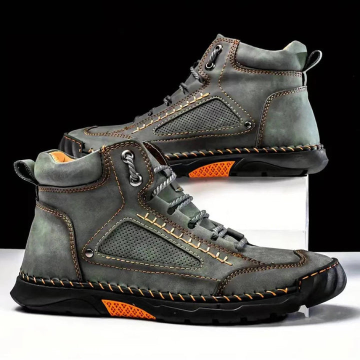 Men's Waterproof Leather Hiking Boots | Arch Support Full