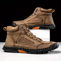 Men's Waterproof Leather Hiking Boots | Arch Support View 12