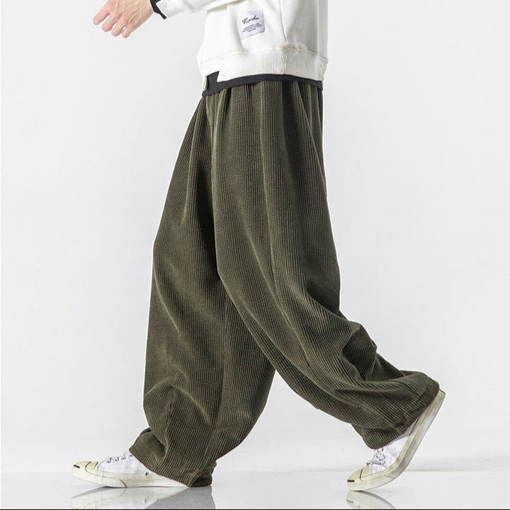 Men's Wide Leg Corduroy Sweatpants | Relaxed Fit Lifestyle
