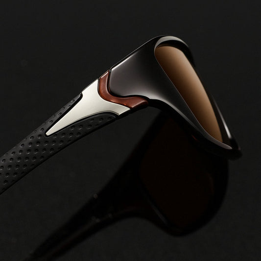 Men's Wraparound Sport Shades | Polarized Mirror Detail