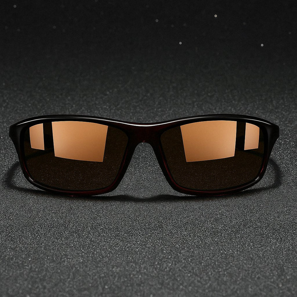 Men's Wraparound Sport Shades | Polarized Mirror Front