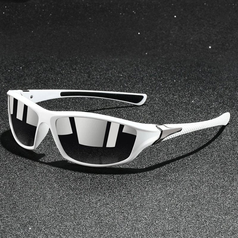 Men's Wraparound Sport Shades | Polarized Mirror Lifestyle