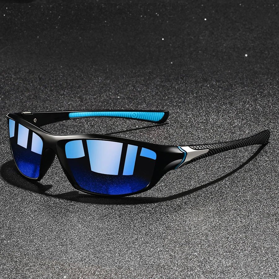 Men's Wraparound Sport Shades | Polarized Mirror Side
